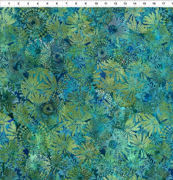 In The Beginning Fabrics - Allure - 4ALR-2 Green Exotic