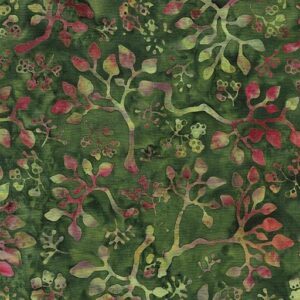 Island Batik / Lumin Fabrics - Forest Flora - 622403685 - Flora - Green Pineneedle