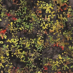 Island Batik / Lumin Fabrics - Forest Flora - 622404086 - Lichen - Brown Walnut