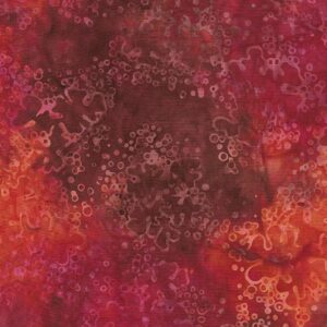 Island Batik / Lumin Fabrics - Forest Flora - 622404869 - Lichen - Multi Burgundy Pink