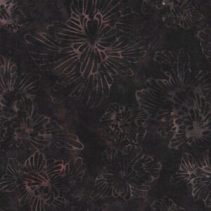 Island Batik / Lumin Fabrics - Forest Flora - 622405099 Rebirth - Brown Cappuccino