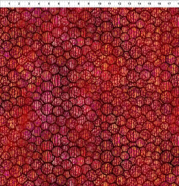 In The Beginning Fabrics - Allure - 6ALR-1 Red Lanterns