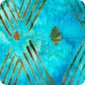 Robert Kaufman Artisan Batiks: Geo Earth by Lunn Studios - AMD-23424-73 Lake