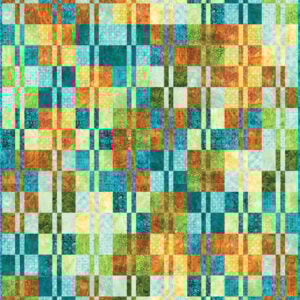 Geo Earth Batiks Switch-A-Roo Quilt Kit