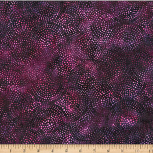 Hoffman X2622-423 Bali Batik Dotty Scallop - Marsala