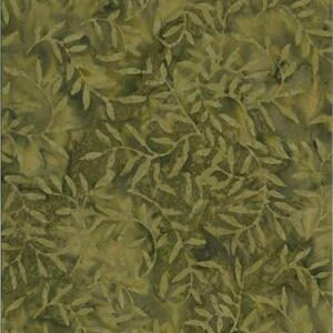 Batik Textiles - 0106 Olive Willow
