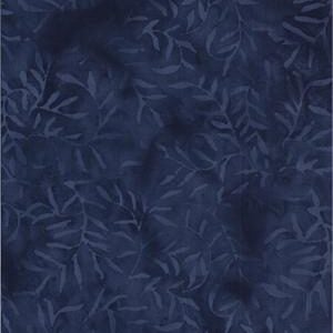 Batik Textiles - 0114 Navy Willow