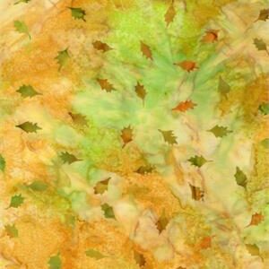 Batik Textiles - 4321 Tiny Fall Leaves