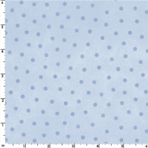 Maywood Studios Little Lambies Woolies Flannel MASF18506-B2 Polka Dots - Blue