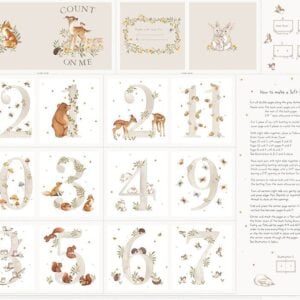 Dear Stella Count on Me 36" Book Panel DNS3311