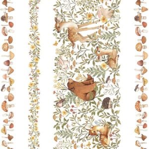 Dear Stella Count on Me - DNS3322 White Woodland Friends Stripe