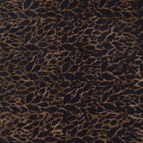 Timeless Treasures - Tonga-B3591 Umber Loose Leaves