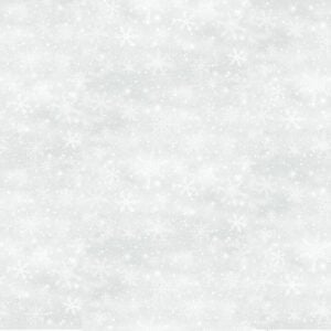 Timeless Treasures Winter Wonderland - CD3700 Mist - Snowflakes