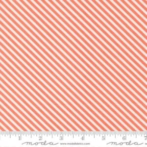 Moda - In the Garden by Corey Yoder 29237 25 Coral Bias Stripe