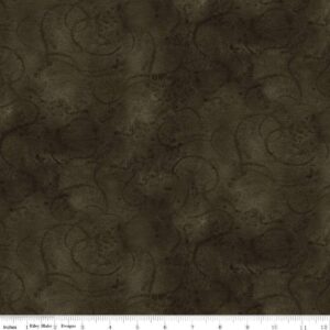 Riley Blake Basics Painter's Watercolor Swirl C680 Charcoal