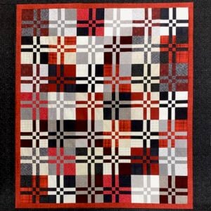 Katie Quilt Kit - 62" x 70" (Throw Size with Borders) Winterberries Woolies Flannel