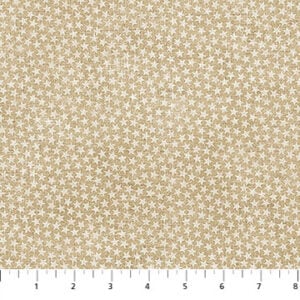 Northcott Fabrics - American Heartland 28739-12 Beige Star Blender