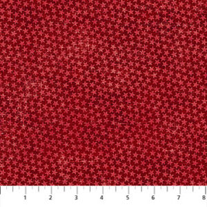 Northcott Fabrics - American Heartland 28739-24 Red Star Blender