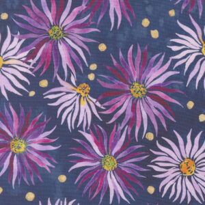 Moda - Soulstice by Laura Muir of Create Joy Project - 39865 13 Navy Wall Flower