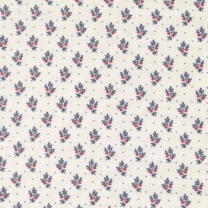 Moda American Gatherings III - 49327 11 Cloud Flower Sprig
