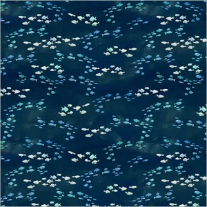 Windham Fabrics Ocean Life by Leslie Trimbach for Whistler Studios - 54989-6 Marine - Shoal