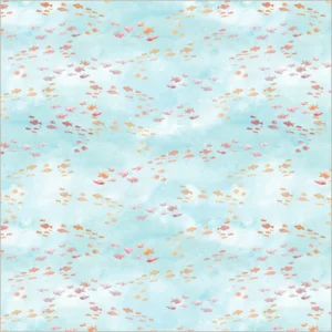 Windham Fabrics Ocean Life by Leslie Trimbach for Whistler Studios - 54989-7 Turquoise - Shoal