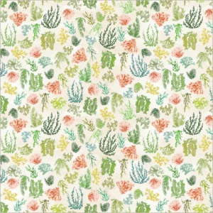 Windham Fabrics Ocean Life by Leslie Trimbach for Whistler Studios - 54991-4 Ivory - Reef