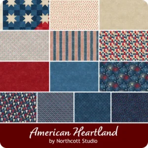 American Heartland from Northcott Studio 12 pc Fat Quarter Bundle