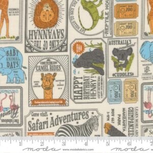 Moda - Animal Park Fun by Stacy Iest Hsu - 20965 11 Dove Vintage Zoo