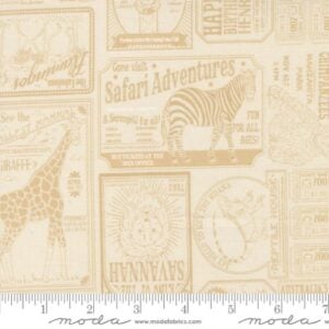 Moda - Animal Park Fun by Stacy Iest Hsu - 20965 21 Dove Natural Vintage Zoo