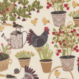 Moda - The Henhouse by Gingiber - 48430 11 Cloud Chicken Garden
