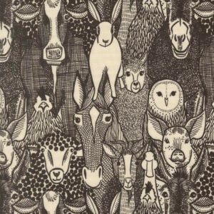 Moda - The Henhouse by Gingiber - 48431 20 Iron Barnyard Faces