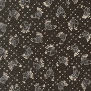 Moda - The Henhouse by Gingiber - 48434 20 Iron Cross Stitch Chickens