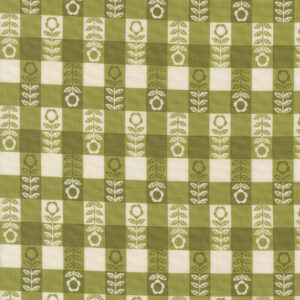 Moda - The Henhouse by Gingiber - 48436 15 Grass Flower Plaid