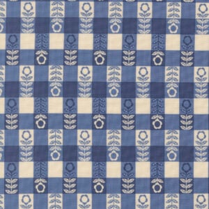 Moda - The Henhouse by Gingiber - 48436 17 Cobalt Flower Plaid
