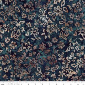 Riley Blake Expressions Batiks Gray & Golden Arabella BT23521-285 Lagoon Beach