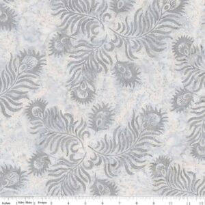 Riley Blake Expressions Batiks Gray & Golden Arabella BT23525-150 Fog Gray
