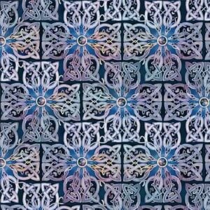 Michael Miller - Jody Bergsma Mystic Dragon - DDC12584-MIDN-D Cross the Dragon Midnite