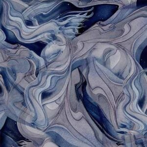 Michael Miller - Jody Bergsma Mystic Dragon - DDC12585-MIDN-D Mystic Sky Midnite