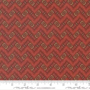 Moda - Pamelia's Path by Betsy Chutchian - 47553 16 Madder Red Crooked Path