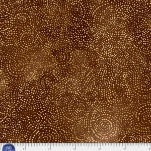 P&B Textiles - Solstice Serene Swirls by Jetty Home - SOLS06241ZAU Brown/Gold