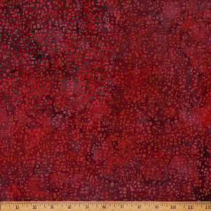 Hoffman Bali Batik X2655-78 Scarlet Square Blender
