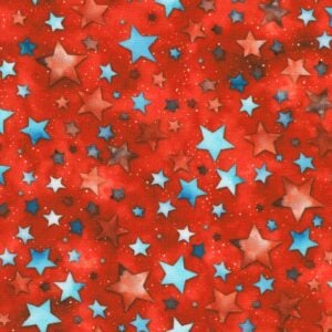 Robert Kaufman - Stars and Stripes SRKD-23430-3 Red