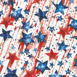 Robert Kaufman - Stars and Stripes SRKD-23431-1 White