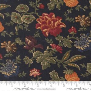 Moda - Quail Run by Kansas Troubles Quilters - 9830 14 Indigo Meadowland
