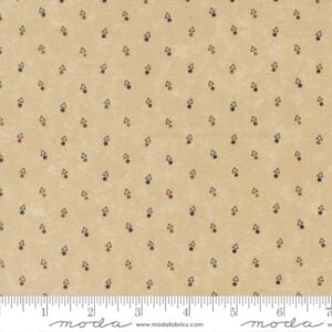 Moda - Quail Run by Kansas Troubles Quilters - 9836 11 Tan Triangle Dot