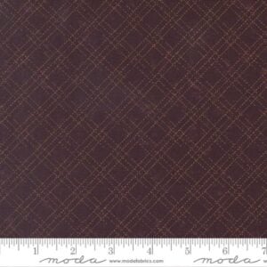 Moda - Quail Run by Kansas Troubles Quilters - 9837 16 Mulberry Stitched Plaid