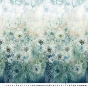 Northcott Fabrics - Whisper - 28701-68 Teal Multi Full Width Ombre Border