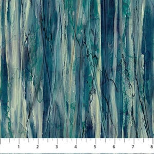 Northcott Fabrics - Whisper - 28705-46 Blue Multi Stria