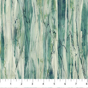 Northcott Fabrics - Whisper - 28705-76 Sage Multi Stria